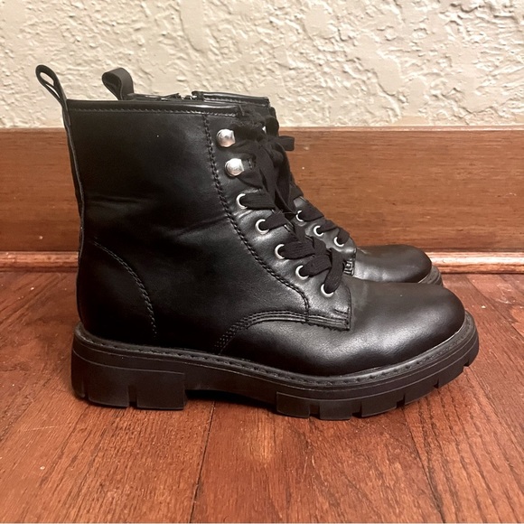 Madden Girl Shoes - Madden Girl Size 7 Combat Boots Black